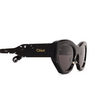 Chloé CH0220S cateye Sunglasses 003 black - product thumbnail 3/4
