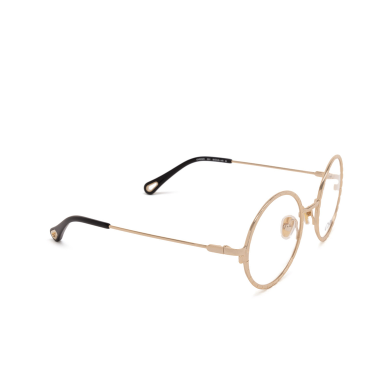 Chloé CH0232O round Eyeglasses 001 gold - 2/5