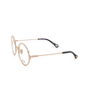 Chloé CH0232O round Eyeglasses 001 gold - product thumbnail 4/5