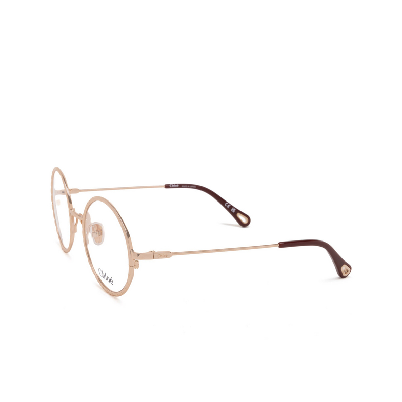 Chloé CH0232O round Eyeglasses 003 gold - 4/5