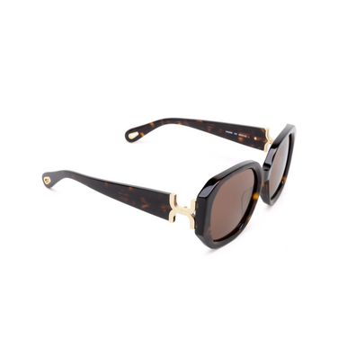 Gafas de sol Chloé CH0236S 002 havana - Vista tres cuartos