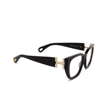 Chloé CH0238O Korrektionsbrillen 001 black - Dreiviertelansicht
