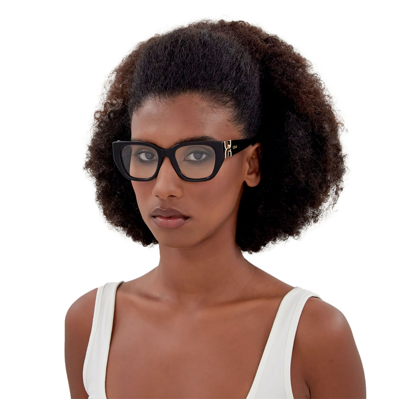 Chloé CH0238O cateye Eyeglasses 001 black - 6/6