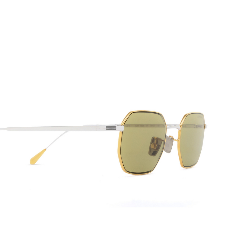 Cutler and Gross 0005 Sunglasses 04 rhodium / gold 24 kt - 3/4