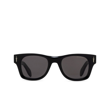 Cutler and Gross 013 Sunglasses 01 black w/ lucky diamond - front view