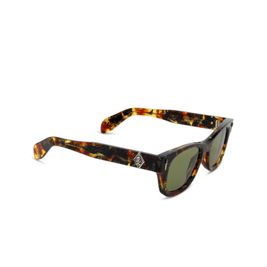 Cutler and Gross 013 Sunglasses 02 brush stroke w/ lucky diamond - three-quarters view