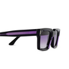 Occhiali da sole Cutler and Gross 1386 10 purple on black - anteprima prodotto 3/4