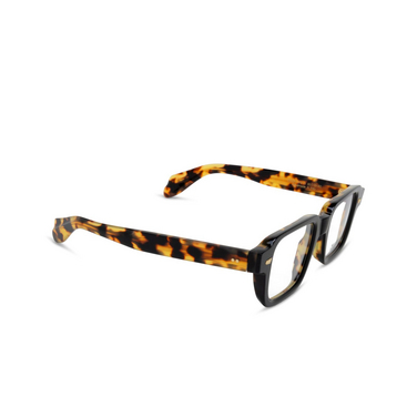 Cutler and Gross 1393 Eyeglasses 01 black on camo - three-quarters view