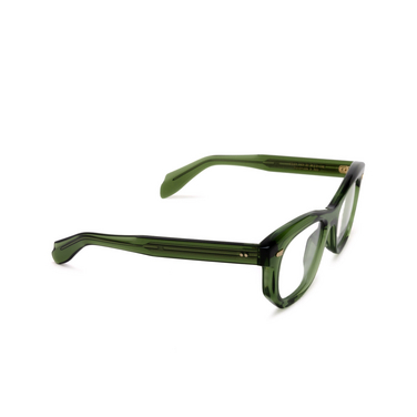 Cutler and Gross 1409 Eyeglasses 03 joshua green - three-quarters view