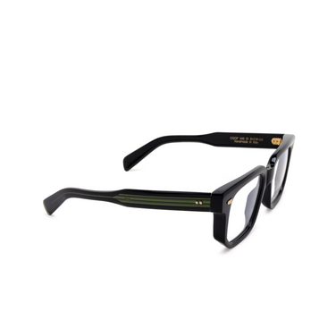 Cutler and Gross 1410 Eyeglasses 01 black - three-quarters view