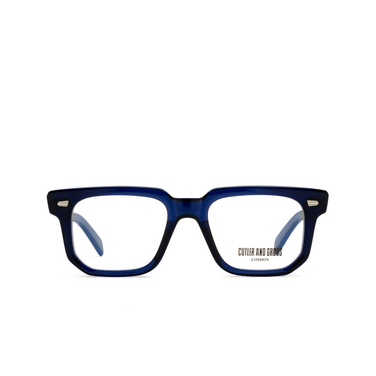 Cutler and Gross 1410 Eyeglasses 03 classic navy blue - front view