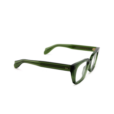 Cutler and Gross 1411 Eyeglasses 03 joshua green - three-quarters view