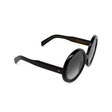 Cutler and Gross 1412 Sunglasses 01 / BLACK black - three-quarters view