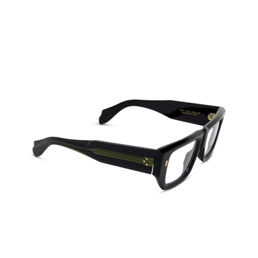 Cutler and Gross 1413 Eyeglasses 01 black - three-quarters view