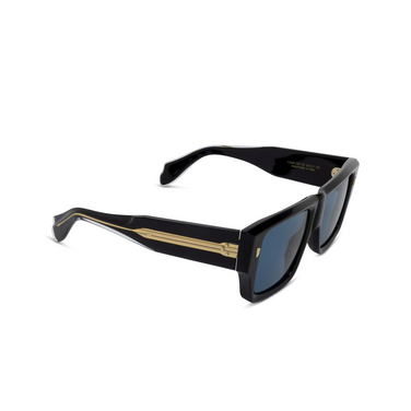 Cutler and Gross 1414 Sunglasses 01 black - three-quarters view