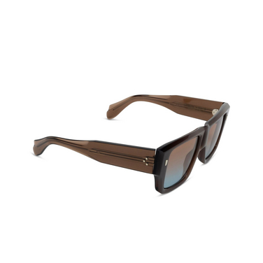 Cutler and Gross 1414 Sunglasses 03 bi brown - three-quarters view