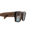 Lunettes de soleil Cutler and Gross 1414 SUN 03 bi brown - Vignette du produit 3/4