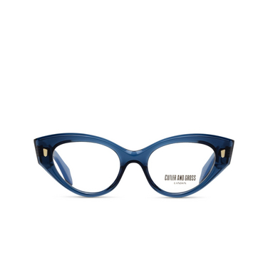 Cutler and Gross 1417 Eyeglasses 04 deep blue - front view