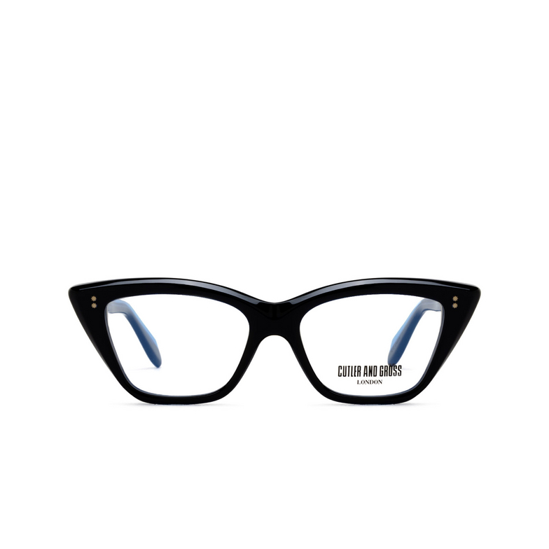 Cutler and Gross 9241 Eyeglasses 01 blue on black - 1/4