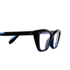 Cutler and Gross 9241 Eyeglasses 01 blue on black - product thumbnail 3/4