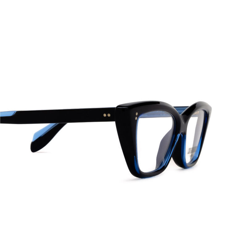 Cutler and Gross 9241 Eyeglasses 01 blue on black - 3/4
