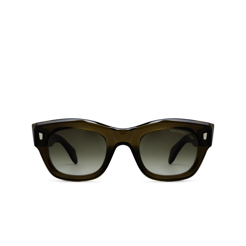 Cutler and Gross 9261 Sunglasses 03 olive - 1/4