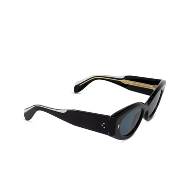 Cutler and Gross 9317 Sunglasses 01 black - three-quarters view