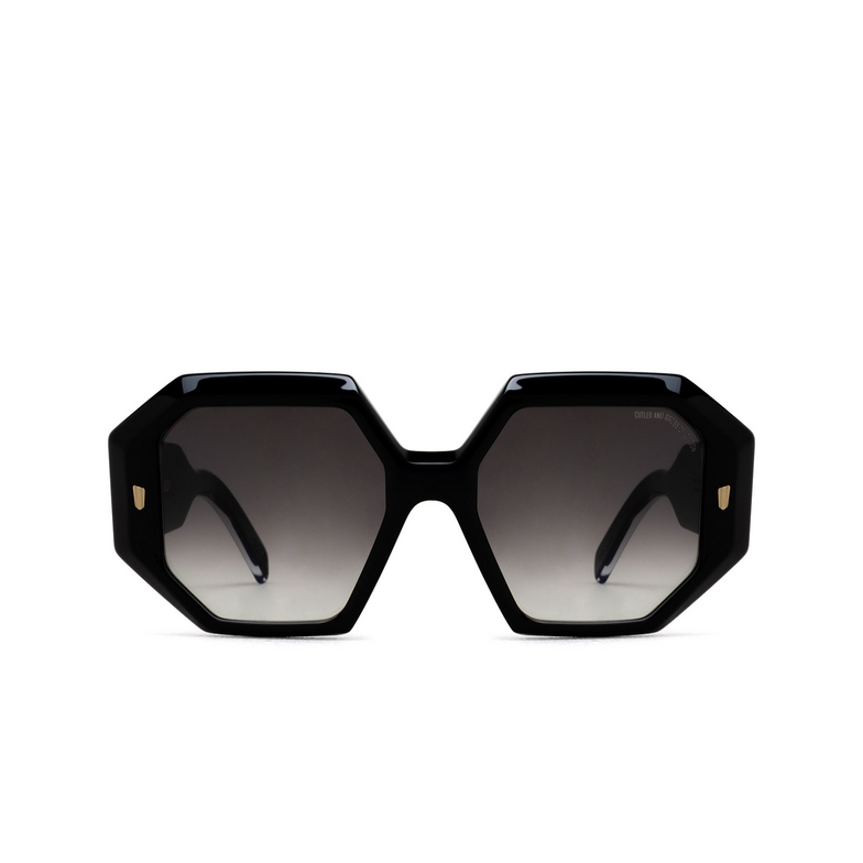 Cutler and Gross 9324 Sunglasses 01 black - 1/4