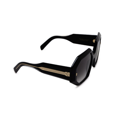 Cutler and Gross 9324 Sunglasses 01 black - three-quarters view