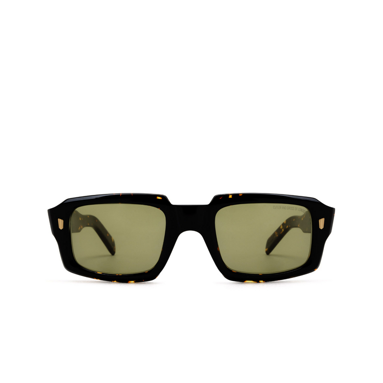 Cutler and Gross 9495 Sunglasses 02 black on havana - 1/4