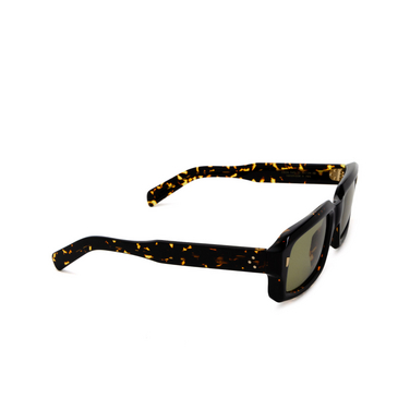Cutler and Gross 9495 Sunglasses 02 black on havana - three-quarters view