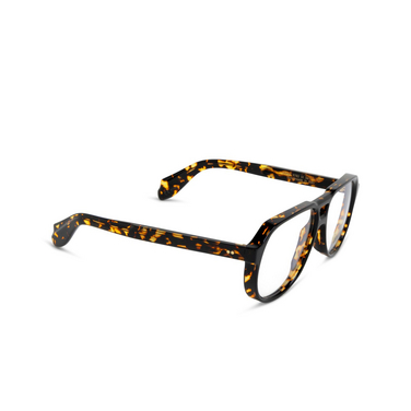 Cutler and Gross 9782 Eyeglasses 01 black on havana - three-quarters view