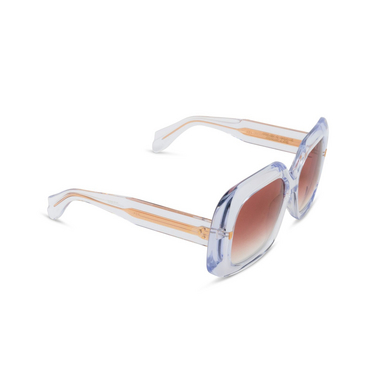 Gafas de sol Cutler and Gross 9891 SUN 01 / CRYSTAL crystal rose gold 18kt - Vista tres cuartos