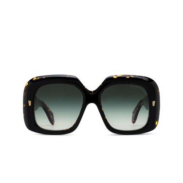 Cutler and Gross 9891 Sunglasses 02 black on havana - front view