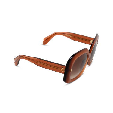 Cutler and Gross 9891 Sunglasses B3 rusty pink colour studio - three-quarters view