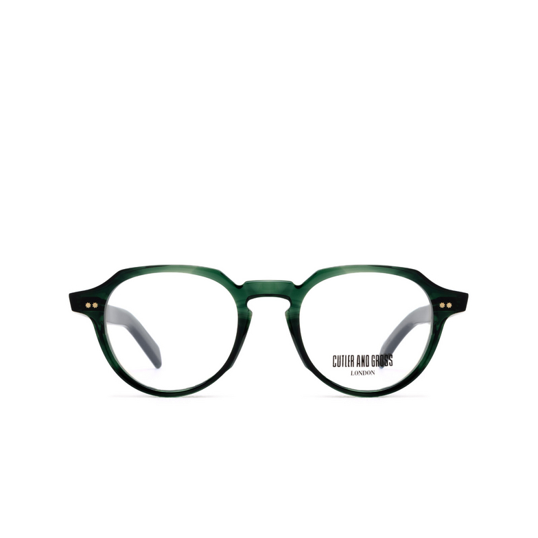 Cutler and Gross GR06 Eyeglasses 03 striped dark green - 1/4