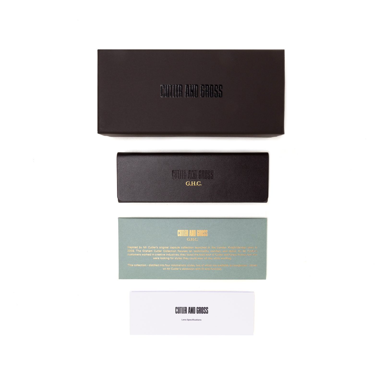 Emballage officiel Cutler and Gross
