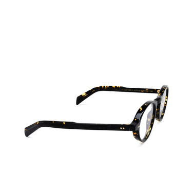 Cutler and Gross GR08 Eyeglasses 01 black on havana - three-quarters view