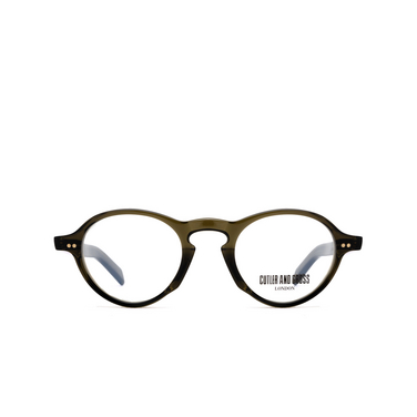 Cutler and Gross GR08 Eyeglasses 03 olive - front view