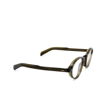 Cutler and Gross GR08 Eyeglasses 03 olive - three-quarters view
