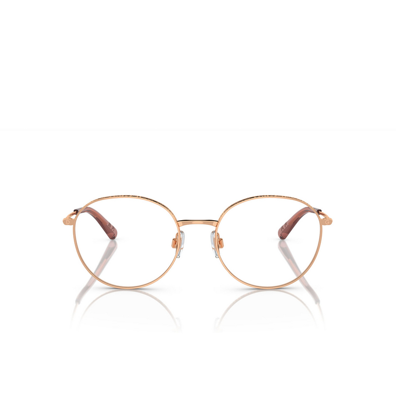 Occhiali da vista Dolce & Gabbana DG1322 1298 pink gold - 1/4