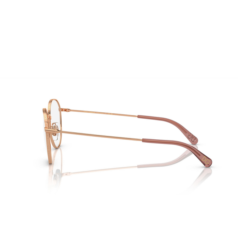 Lunettes de vue Dolce & Gabbana DG1322 1298 pink gold - 3/4