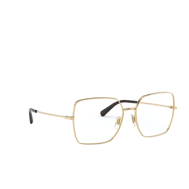 Dolce & Gabbana DG1323 Eyeglasses 02 gold - three-quarters view