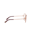 Dolce & Gabbana DG1323 Eyeglasses 1333 pink gold / bordeaux - product thumbnail 3/4