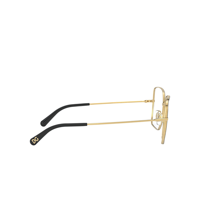 Dolce & Gabbana DG1323 Eyeglasses 1334 gold / black - 3/4