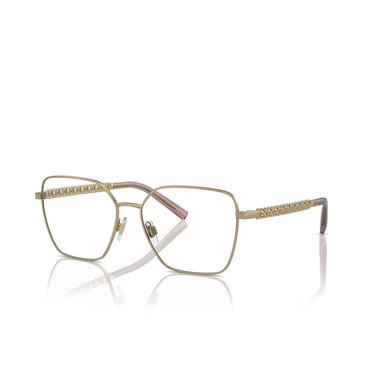 Dolce & Gabbana DG1351 Eyeglasses 1365 light gold - three-quarters view