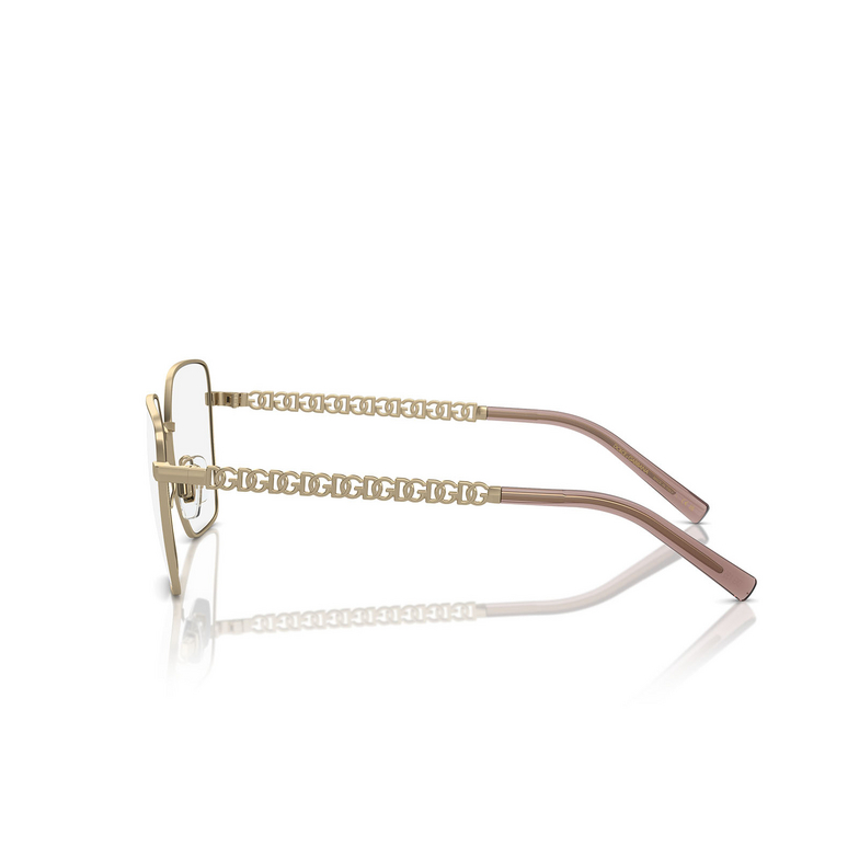 Dolce & Gabbana DG1351 Eyeglasses 1365 light gold - 3/4