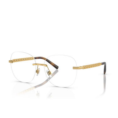 Gafas graduadas Dolce & Gabbana DG1352 02 gold - Vista tres cuartos