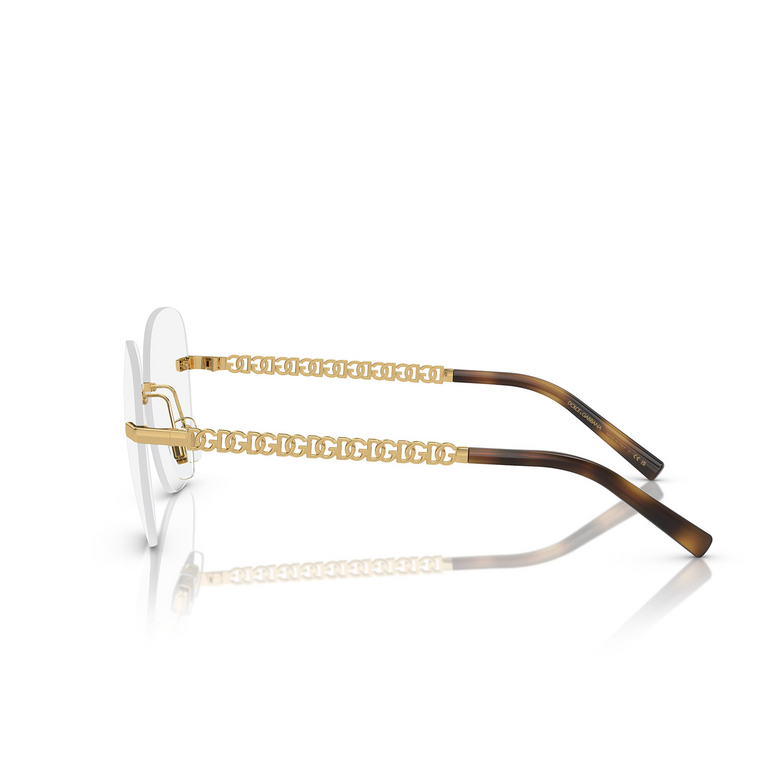 Lunettes de vue Dolce & Gabbana DG1352 02 gold - 3/4