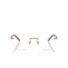 Occhiali da vista Dolce & Gabbana DG1352 1365 light gold - anteprima prodotto 1/4